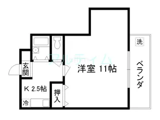 ロイヤルティみの【2階】の間取り