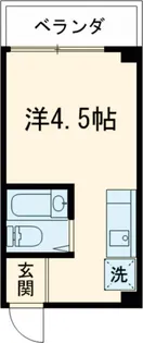 1Rの間取り画像