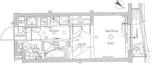 AXAS豊洲アジールコート【3階】の間取り