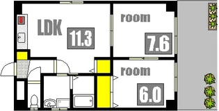 TNコーポ【1階】の間取り