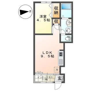 神奈川県海老名市国分寺台3【アパート】の間取り