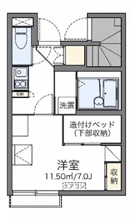 芦花公園II【1階】の間取り