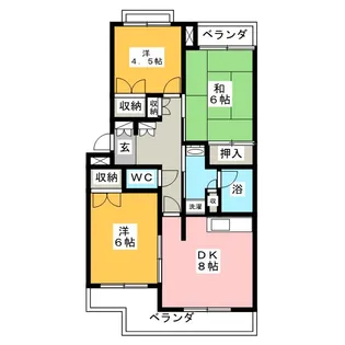 コーポたんのII【2階】の間取り