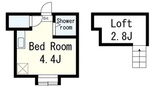 ベルフォート駒込【2階】の間取り