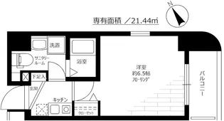グリフィン新横浜・弐番館【10階】の間取り