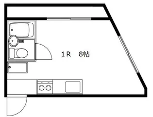 1Rの間取り画像