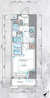 1Kの間取り画像