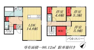 千葉県市川市大野町2【一戸建】の間取り