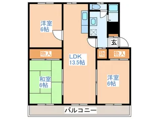 澄川コーポ【2階】の間取り