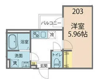 カインドネス中央林間【2階】の間取り