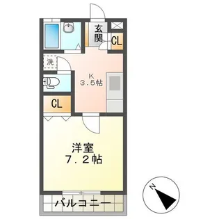 アミティエ【2階】の間取り