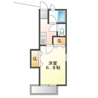 ハイツ大林【2階】の間取り