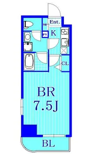 グリフィン横浜反町公園弐番館【10階】の間取り
