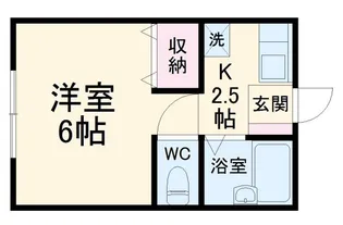 ドミール美【1階】の間取り