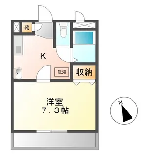 ブルーハイツ【1階】の間取り