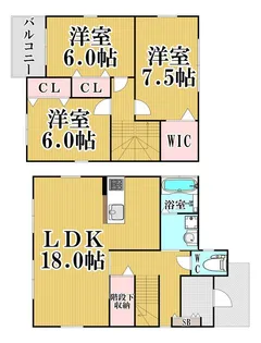 福岡県福岡市早良区次郎丸1【一戸建】の間取り