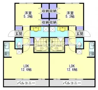 Hermit III【3階】の間取り
