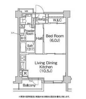 コンフォリア市谷薬王寺【2階】の間取り
