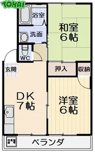 M・Kマンション【1階】の間取り