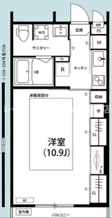 リブリ・Monter loger【1階】の間取り