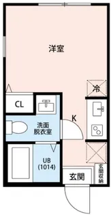 神奈川県横浜市神奈川区三ツ沢南町【アパート】の間取り