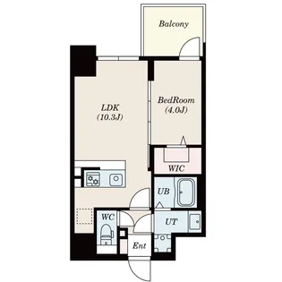 La Douceur谷町【12階】の間取り