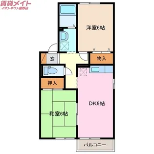 エクセル【1階】の間取り