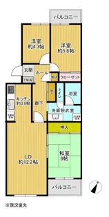 藤沢善行ニューライフA棟【5階】の間取り