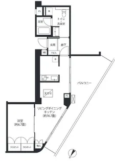 ヒューリック浅草一丁目【6階】の間取り