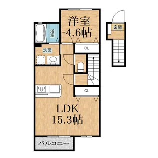 千葉県市原市旭五所【アパート】の間取り