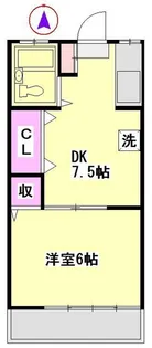 コーポあすか【2階】の間取り