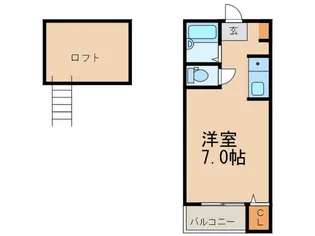 コンフォート博多【2階】の間取り