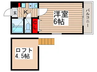 シャルムフロンテ【2階】の間取り