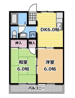 メルベーユ【1階】の間取り