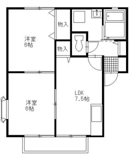 ソレジオ・S【2階】の間取り