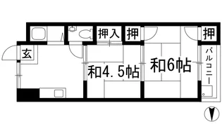 グレイス川西【5階】の間取り