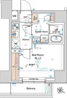 スクエアシティ横濱大通り公園AZ【2階】の間取り