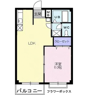 サマーディーンヤマイチ【2階】の間取り