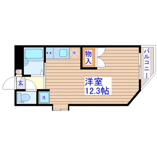 遠見塚アベニュー【2階】の間取り