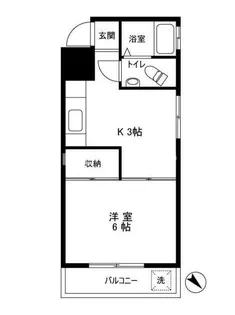 綾部マンション【2階】の間取り
