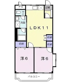 アーバンハイム月桃【1階】の間取り