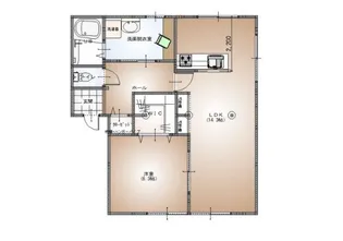 メルヘンハイツB【1階】の間取り