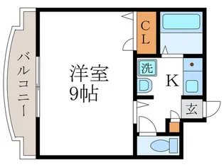 シャトー11にしむら【3階】の間取り