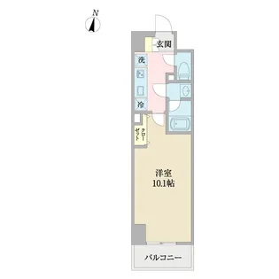 ソレイユ蘇我【3階】の間取り