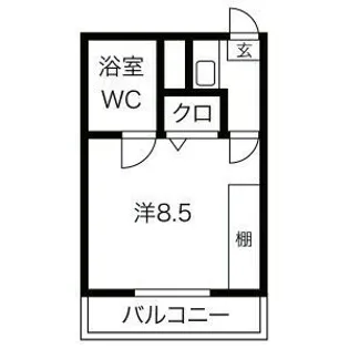 サンポート・6【1階】の間取り