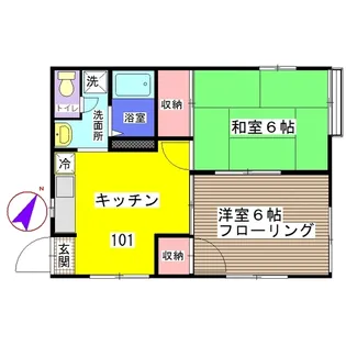 メゾンBENIMO A棟【1階】の間取り