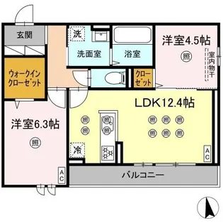 アネックスV【3階】の間取り