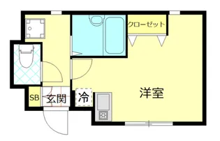キャメル上板橋【1階】の間取り