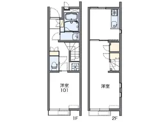 レオネクスト日吉原II【1階】の間取り