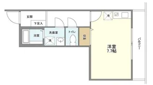 アプリーレ菊川【6階】の間取り